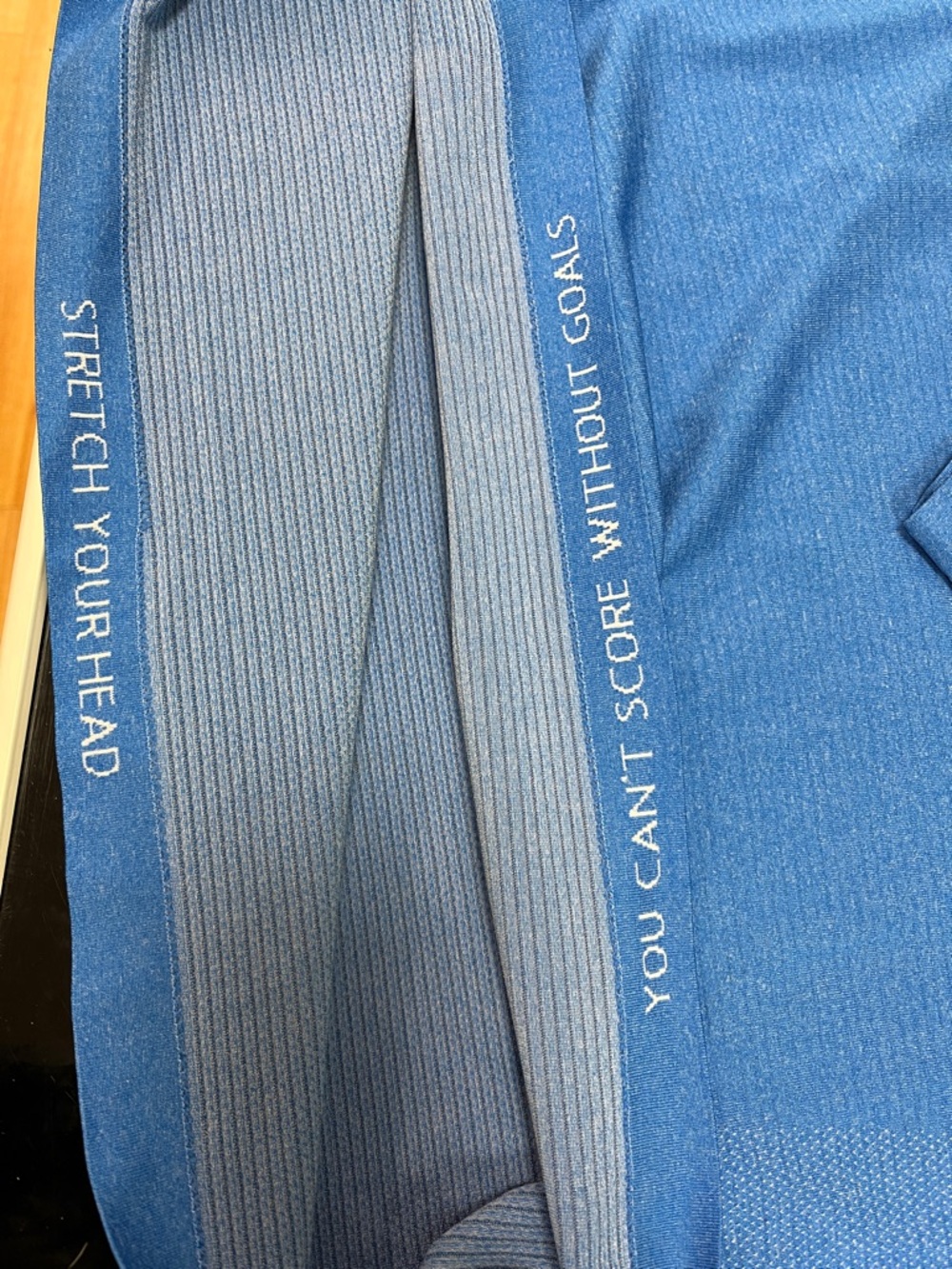 lululemon athletica Heathered Blue 1/4 Zip Hoodie men’s L performance pullover - Picture 7 of 12